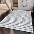 thumbnail image 1 of Dvkptbk Bath Mat Bathroom Rugs Non Slip Absorbent Stain Resistant Quick Dry Washable Bathroom Rug Bath Mats for Bathroom Floor Tub Sink Shower Mat Easy Care Gray 16"x27", 1 of 6