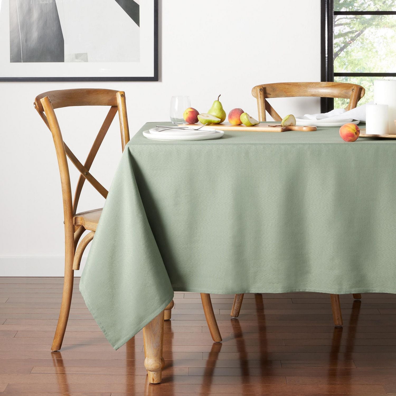 Mainstays Yale Tablecloth, Green