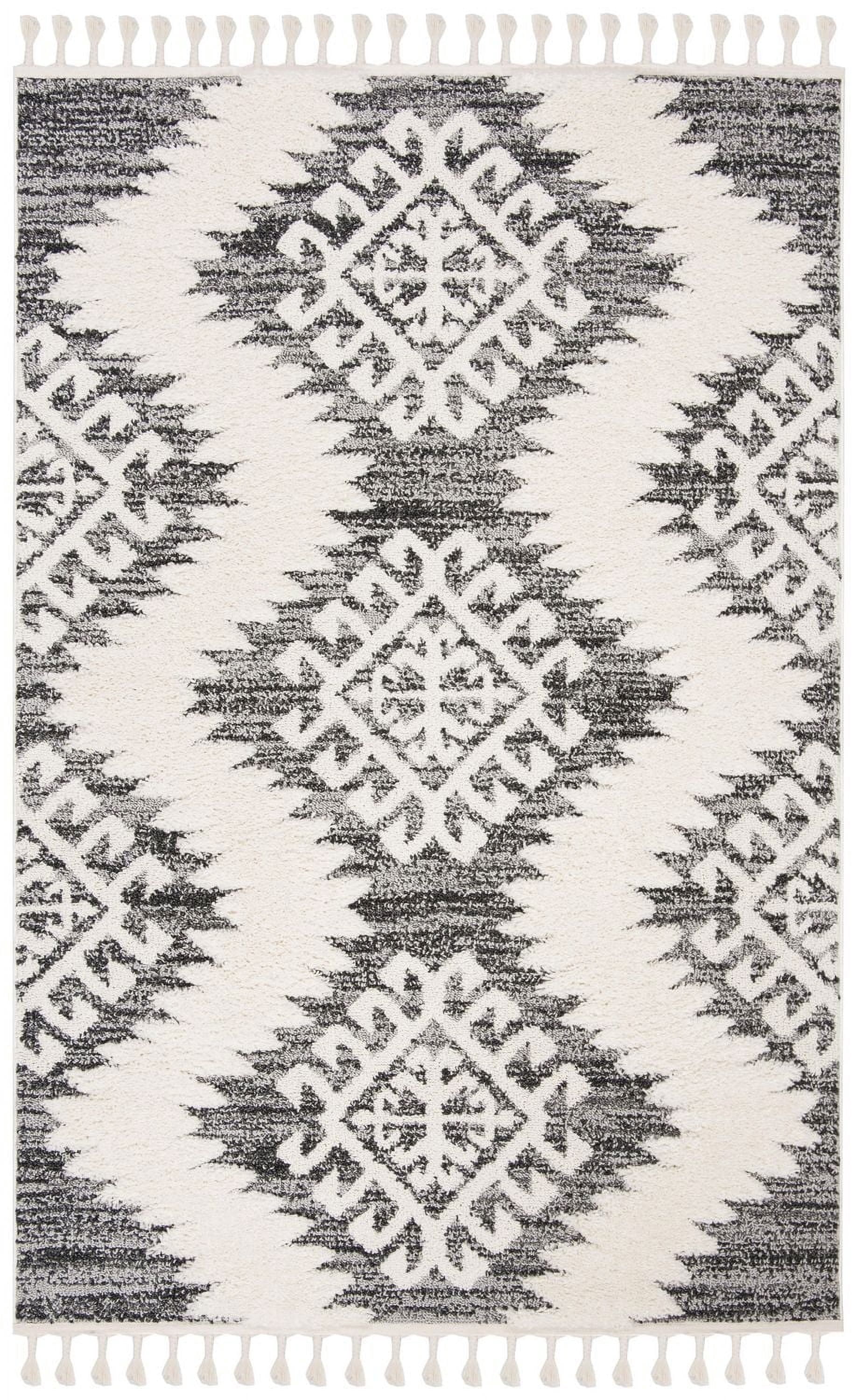 Safavieh Moroccan Tassel Desmond Tapis Géométrique Shag