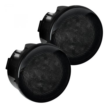 RECON ACCESS Turn Signal Light Assembly - LED for 2007-2018 Jeep Wrangler JK - 264134BK