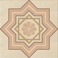 thumbnail image 1 of Ahgly Company Tapis d'Intérieur Lavable en Machine Carré Transitionnel Blond Doré Or, 5 Pieds Carré, 1 of 7