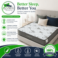 thumbnail image 4 of Econest Bedding 10 Inch Hybrid Mattress in a Box, Pocket Coil Mattress, Medium Firm Support, Motion Isolation & Edge Support, (Queen Size), 4 of 7