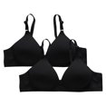 thumbnail image 1 of Plebaso Bras for Women Wireless Push up Bralettes Full Coverage Padded Womens Everyday Bras Multipacks, 1 of 3