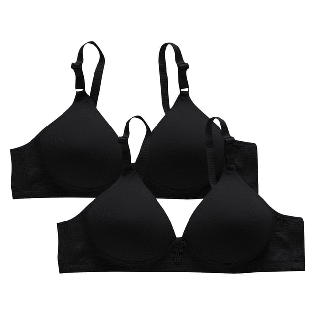 Plebaso Bras for Women Wireless Push up Bralettes Full Coverage Padded Womens Everyday Bras Multipacks