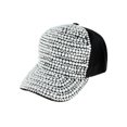thumbnail image 1 of Top Headwear Casquette de Baseball Bling en Perles et Strass - Noir/argent, 1 of 1