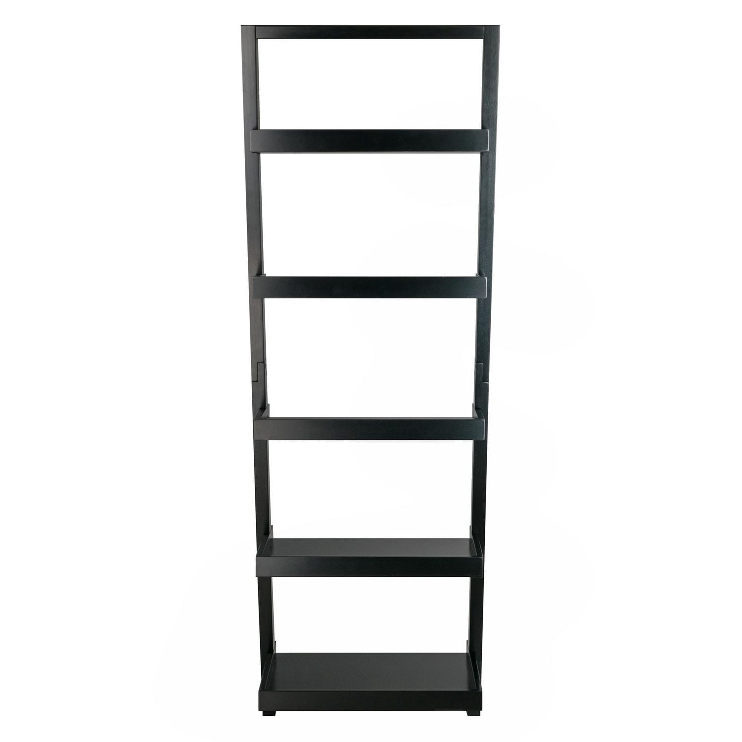 Winsome Bellamy  Leaning Shelf Black Finish
