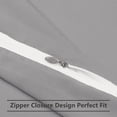 thumbnail image 4 of Unique Bargains 1800 Microfiber Zippered Pillowcases 2pcs, 4 of 10