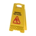 thumbnail image 1 of Milaget Miniature Warning Sign 1.5cmx2.5cm Decorative Item Yellow Caution Sign Model Wet Floor, 1 of 9