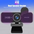 thumbnail image 3 of 1440P HD Webcam Computer Webcam with Microphone USB PC Web Camera 120-degree Wide Angle with, 3 of 8