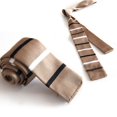 thumbnail image 2 of Wweixi Cravate Mince pour Homme Mince Mince Unie Formelle Tricotée, 2 of 8