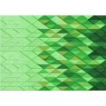 thumbnail image 1 of Ahgly Company Machine Washable Indoor Rectangle Transitional Emerald Green Area Rugs, 2' x 5', 1 of 7
