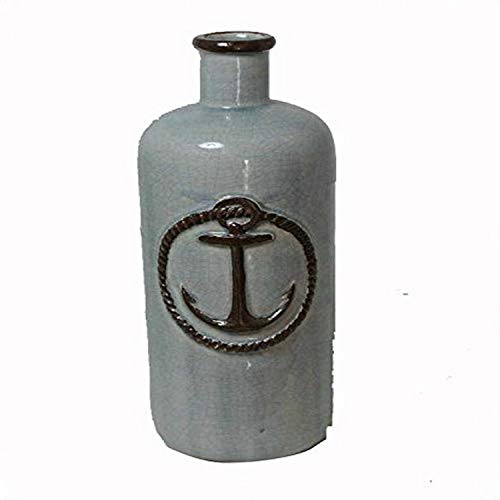 DesMa Group H5348 VASE en Céramique 13 Pouces Gris