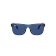 thumbnail image 2 of Ray-Ban Junior RJ9069S Justin Square Sunglasses, Rubber Transparent Blue/Dark Blue, 48 mm, 2 of 4