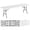 White, variant on Costway 8 ft Portable Folding Table with HDPE Tabletop Safe Lock Mechanism Carrying Handle White