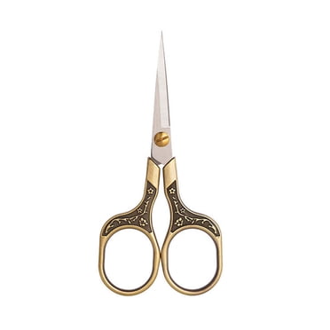 Ciseaux pour Bureau Ciseaux Vintage en Acier Inoxydable Ciseaux Électroplaqués Ciseaux Rétro Sculptés Ciseaux pour Pointes de Fil Ciseaux pour la Maison Ciseaux de Bureau Ciseaux en Acier Inoxydable
