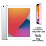 Refurbished Apple iPad 7th Gen A2197 (WiFi) 32GB Silver (Grade A) w/ Pre-Installed Tempered Glass