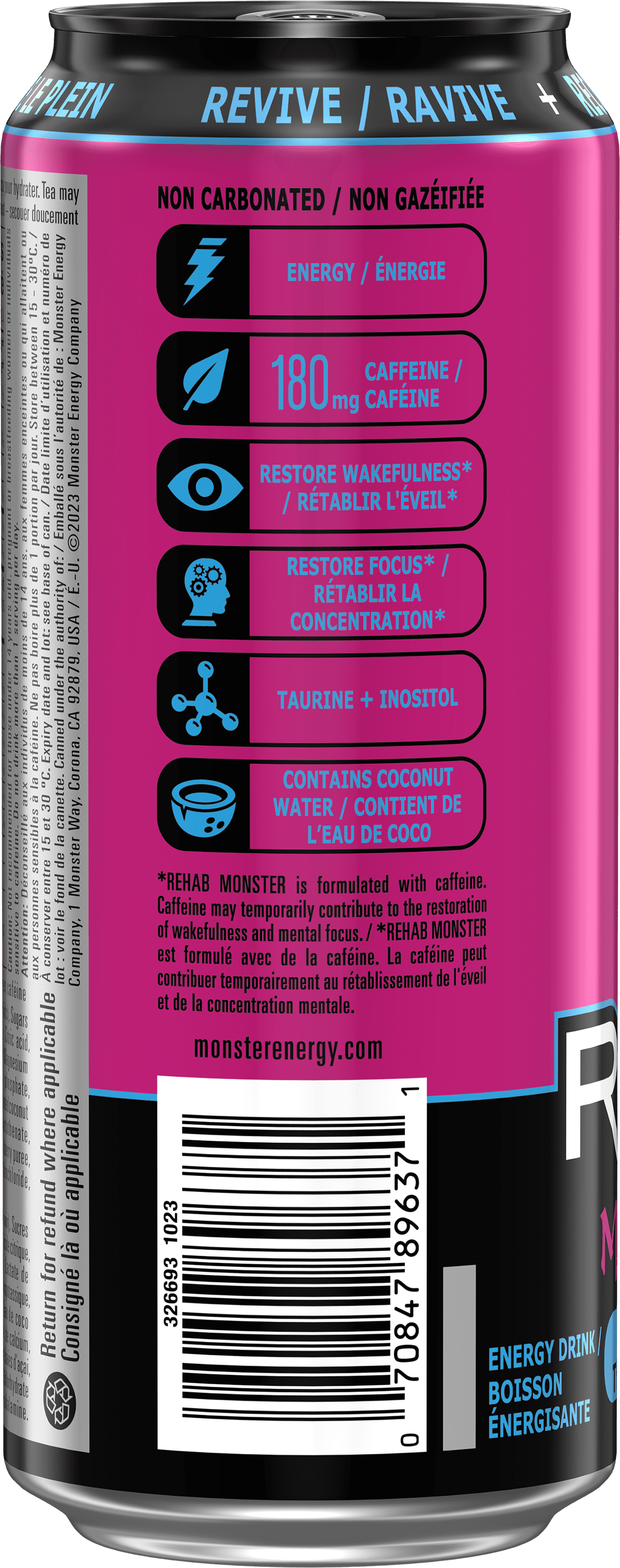 Monster Rehab Wild Berry Tea 458ML