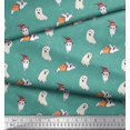 thumbnail image 3 of Soimoi Poly Georgette Fabric Ghost Halloween Print Fabric by The Yard 42 Inch Wide, 3 of 3