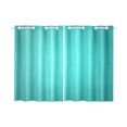 thumbnail image 1 of YUSDECOR Rideau Occultant Bleu Sarcelle pour Fenêtre Rideau de Cuisine 26x39 Pouces, 2 Panneaux, 1 of 3