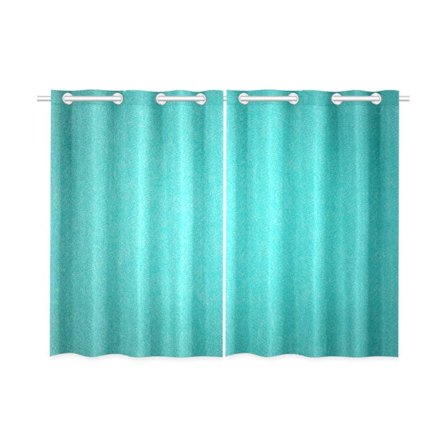 YUSDECOR Rideau Occultant Bleu Sarcelle pour Fenêtre, Rideau de Cuisine, Mesurant 26x39 Pouces, Présenté comme un Ensemble de Deux Panneaux. les Rideaux Offrent une Couleur Bleu Sarcelle Vibrante avec une texture Lisse et une Impression Unilatérale. Chaque Panneau Comprend des Oeillets d'Un Diamètre Intérieur de 1,6 Pouce, compatible avec les Tringles à Rideaux standard. Conçus pour l'Isolation Phonique, l'Isolation Thermique et la Collecte de Poussière, Ces Rideaux Sont Lavables à la machine et Conviennent au Nettoyage à Sec.