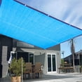 thumbnail image 4 of JWshufel Shade Rectangle 95% UV Protection for Patio Garden Pool Backyard High Density Polyethylene Breathable Fabric Easy Installation with Stainless Steel Anchors 78.74x78.74in, 4 of 8