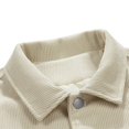 thumbnail image 4 of RXIRUCGD Manteau à Capuche Décontracté pour Homme, Coupe Ample, Uni, à Manches Longues, Sans Capuche, Manteaux d'Extérieur Décontractés, Beige, Taille : M, 4 of 6