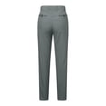 thumbnail image 5 of Ediodpoh Pantalon Habillé à Plis devant Coupe Classique pour Hommes Mynx avec Ceinture Extensible Dissimulée Pantalon Décontracté pour Hommes Gris P, 5 of 5
