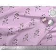 thumbnail image 3 of Soimoi Purple Velvet Fabric Berries Fruit Decor Fabric Printed Yard 60 Inch Wide, 3 of 3