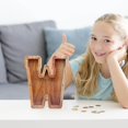 thumbnail image 3 of LSLJS Wooden English Letter Saving Can Transparent Glass Saving Can, Piggy Bank, 3 of 6
