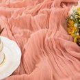 thumbnail image 5 of VogueV Chemin de Table Plateau à Fromage - Décor de Salle à Manger Texturé Froissé Rose, 5 of 5