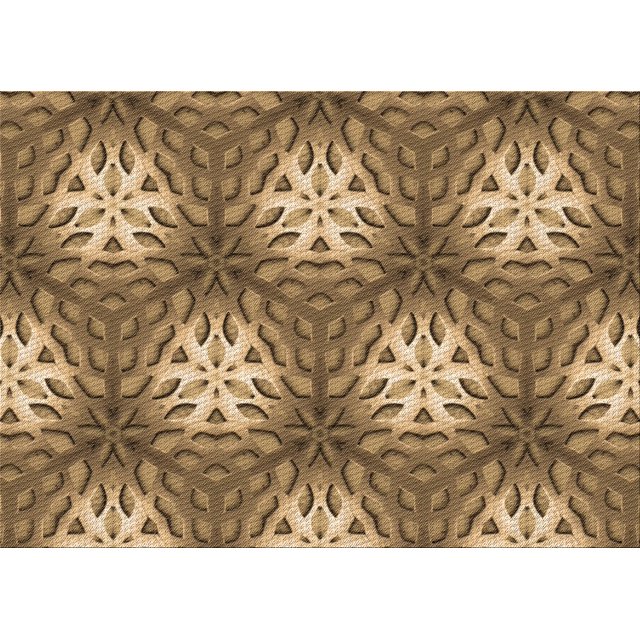 Ahgly Company Tapis Rectangulaire Lavable en Machine Intérieur Transitionnel Brun Selle, 2 Pieds x 3 Pieds