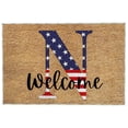 thumbnail image 2 of 4th of July Door Mat Outdoor,Independence Day Welcome Doormat, 4th of July Coir Doormat with Non Slip Backing ,Patriotic Mat Star Front Porch Rugs For Home Entrance 4th of July Decoration,(15*24"), 2 of 2