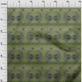 thumbnail image 2 of oneOone Cotton Flex Fabric Peacock Block Printed Craft Fabric BTY 40 Inch Wide, 2 of 4