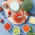 thumbnail image 4 of Manual Food Processor Mini Pull String for Veggies  Ginger  Fruits  Nuts  Herbs  etc  Blue Medium, 4 of 7