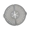 thumbnail image 1 of Flynix Silicone Splatter Screen Kitchen Gadgets Splash Guard for Cooking Frying Pan Gray, 1 of 10