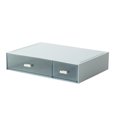thumbnail image 1 of fastboy Neat And Tidy Storage Box - plify Life With Organized Storage Multilayer Stackable Desk Organizer blue 2 drawer 1Set, 1 of 6