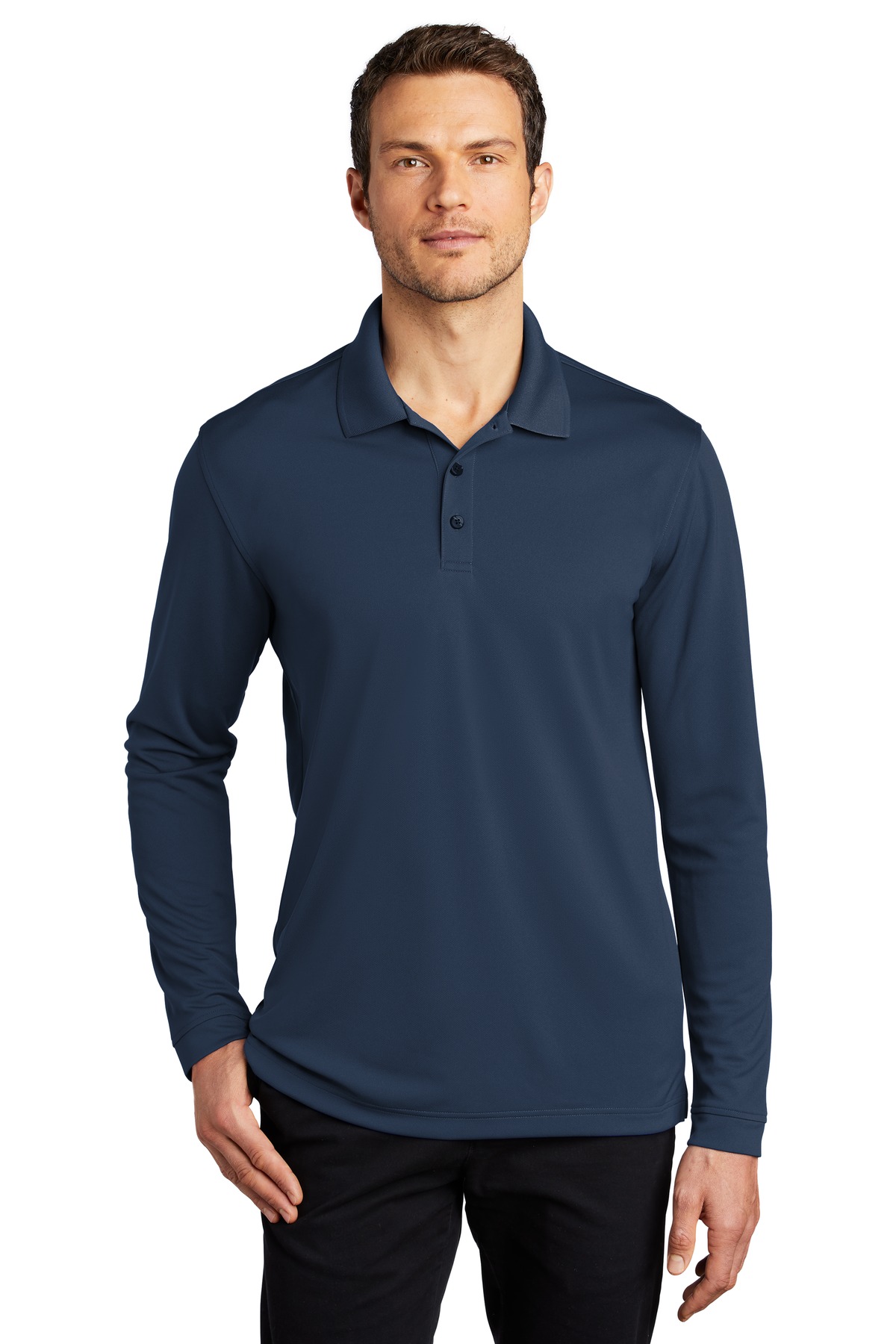 Port Authority Men's Dry Zone UV MicroMesh Long Sleeve Polo K110LS