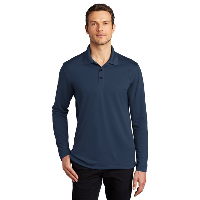 Port Authority Men's Dry Zone UV MicroMesh Long Sleeve Polo K110LS