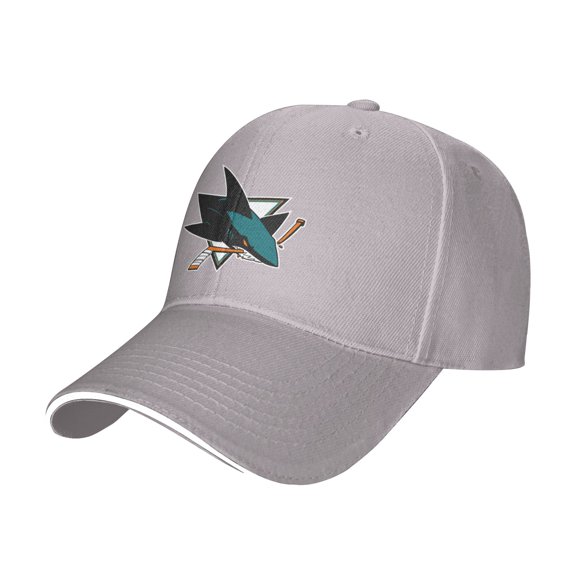 San Jose Sharks Casquette de Baseball Ajustable Casquettes Papa Casquette Camionneur Mode pour Hommes et Femmes