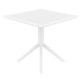 thumbnail image 3 of Siesta ISP106-WHI 31 in. Sky Square Table  White, 3 of 7