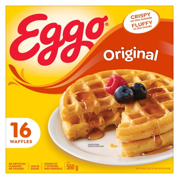 EGGO Original Waffles, 560g (16 waffles), 560g, 16 waffles