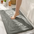 thumbnail image 1 of ABPWLY Home Bathroom Absorbent Floor Mat Is Machine Washable Soft Comfortable And Quickly Absorbs Water Ensuring Stable And Non Slip Bathroom Floor Mat Clearance shower mat Canada Days, 1 of 6