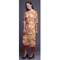 thumbnail image 3 of Bimba Tuniques Droites pour Femmes, Kurti Longue Imprimée, Robe Décontractée, Très Grand, 3 of 6