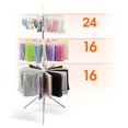 thumbnail image 2 of Rongfmy 3 Tiers Collapsible Clothes Drying Rack, Portable Garment Racks Indoor, Foldable, 2 of 9