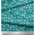 thumbnail image 2 of Soimoi Rayon Fabric Geometrical Check & Aster Floral Fabric Prints By Yard 42 Inch Wide, 2 of 3