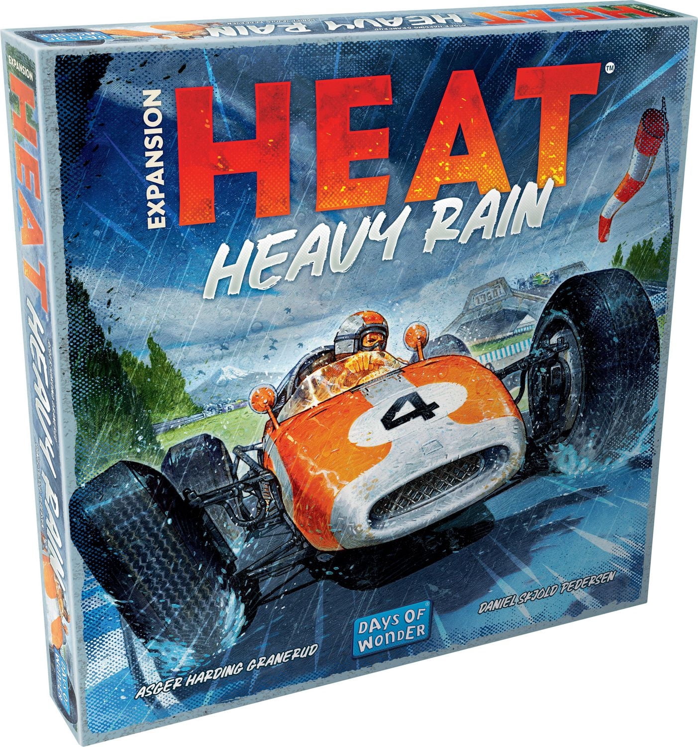 Heat: Pedal to the Metal – Heavy Rain Expansion – Days of Wonder – Racing Board Game Expansion (English)