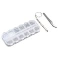 thumbnail image 4 of Octpeak Lunettes Vis Ensemble, Lunettes Kit de Réparation Vis de Lunettes Ensemble avec Tournevis à Écrou pour les Lunettes de Montre Tablette Téléphone Portable, Lunettes Kit de Réparation, 4 of 8
