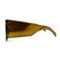 thumbnail image 4 of Oceanic Lens Retro Flat Top Unique Thick Temple Mobster Sunglasses Green Brown Blue, 4 of 4