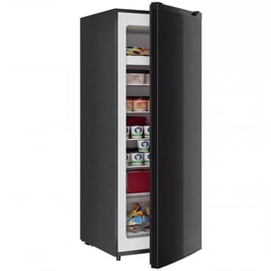 HOMCOM 7.0 Congelateur Cu.Ft Upright, Congeleur Compact Stand Up pour la maison, Noir
