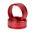thumbnail image 4 of 3pcs Aluminum Alloy Car AC Climate Control Ring Knob Trim Cover for Subaru Impreza, 4 of 11